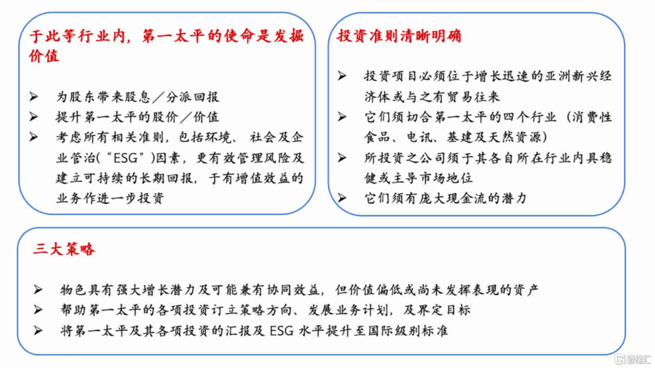 第一太平(00142.HK)：港股市场中的价值股_国内新闻
